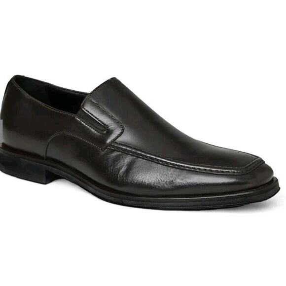 Bruno Magli Raging Slip On Loafer Black 11W LUXURY DESIGNER MSP $395 NEW Classic